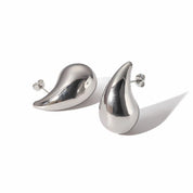 Aretes Gotas Plateado Chunky Waterproof - Joya en acero inoxidable - D'Merys