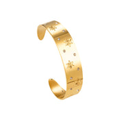 Brazalete Galaxy Waterproof - Joya en acero inoxidable enchapado en oro 18k - Azzia joyería