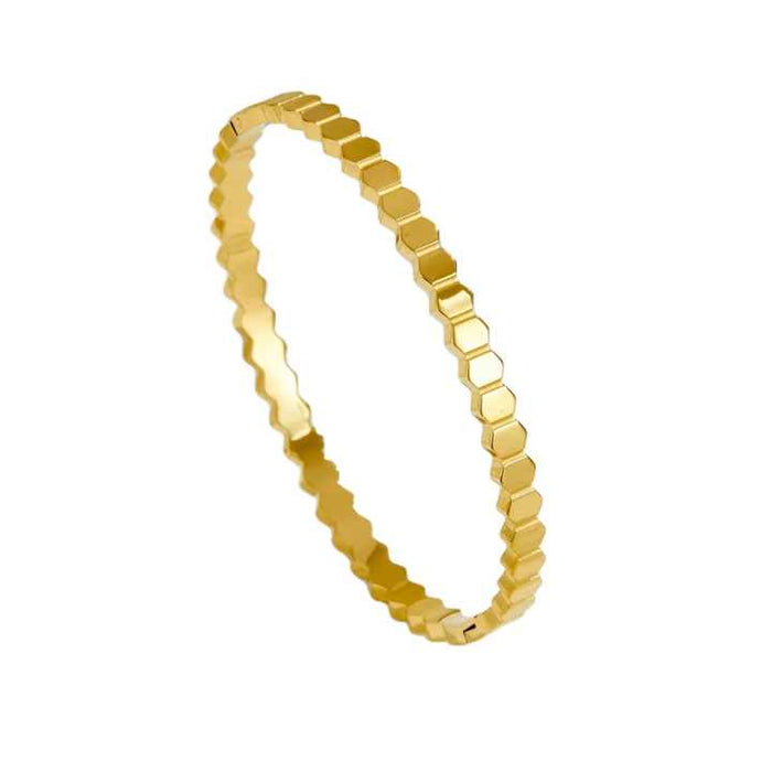 Brazalete Lumiere Waterproof - Joya en acero inoxidable enchapado en oro 18k - Azzia joyería