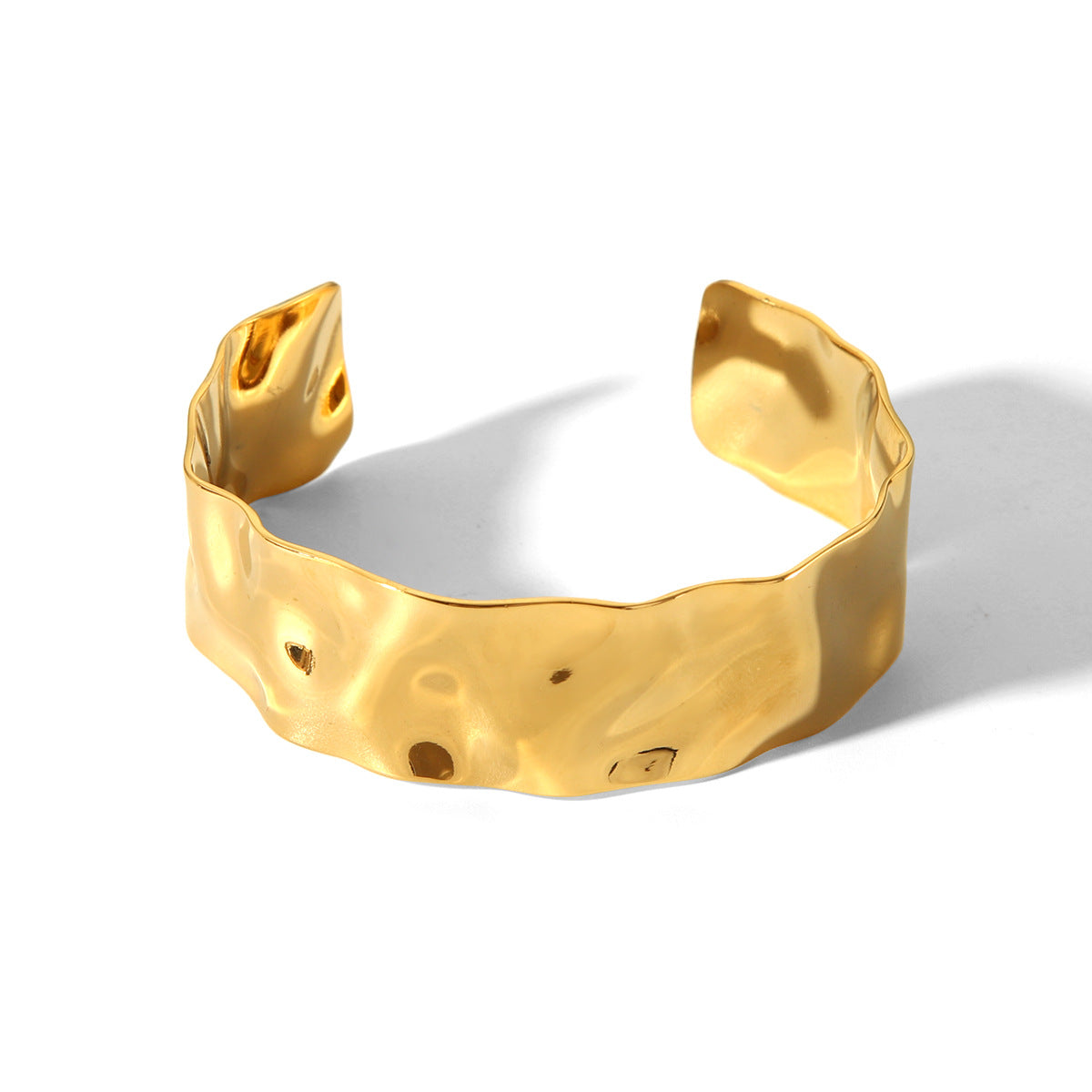 Brazalete Delfina Waterproof - Joya en acero inoxidable enchapado en oro 18k - Azzia joyería