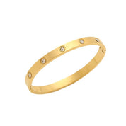 Brazalete Puñera Luces Waterproof - Joya en acero inoxidable enchapado en oro 18k - Azzia joyería