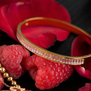 Brazalete Puñera Tiffany Waterproof - Joya en acero inoxidable enchapado en oro 18k - Azzia joyería