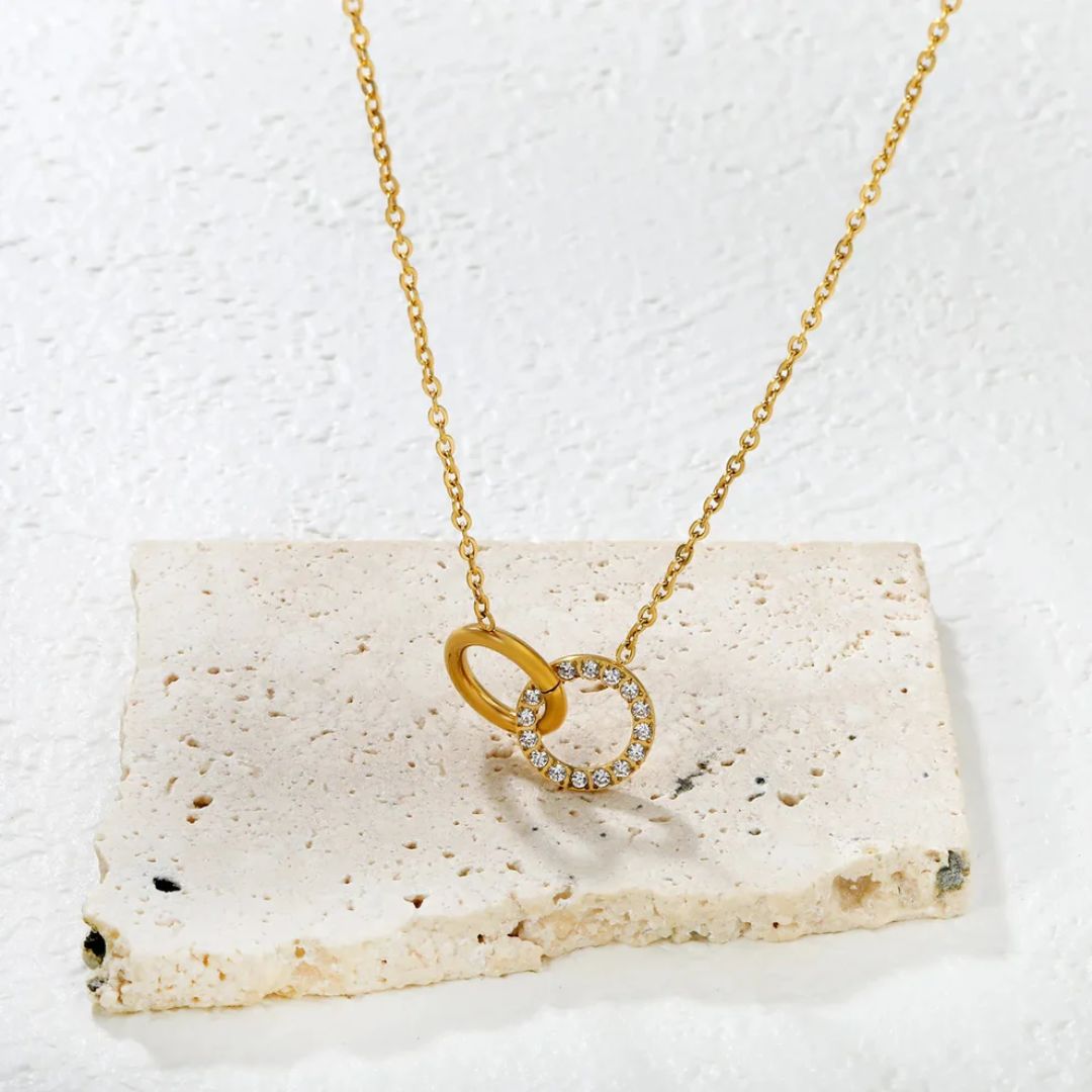 Collar Aros Entrelazados Waterproof