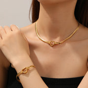 Collar Cadena Corazón Royale Waterproof
