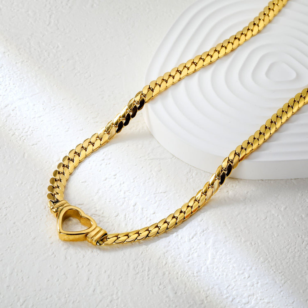 Collar Cadena Corazón Royale Waterproof