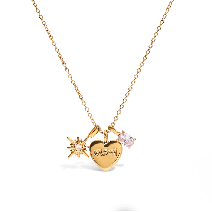 Collar Charms Mom Waterproof