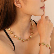 Collar Corazones Ariana Waterproof