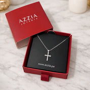 Collar Cruz Circones Plata 925