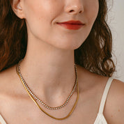 Collar Doble Glow Tenis Waterproof en Azzia joyería