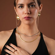 Collar Doble Glow Tenis Waterproof en Azzia joyería
