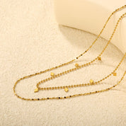 Collar Doble Lira Waterproof   - AZZIA JOYERIA