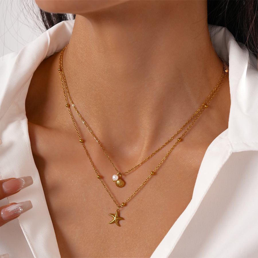 Collar Doble Marina Waterproof en Azzia joyería