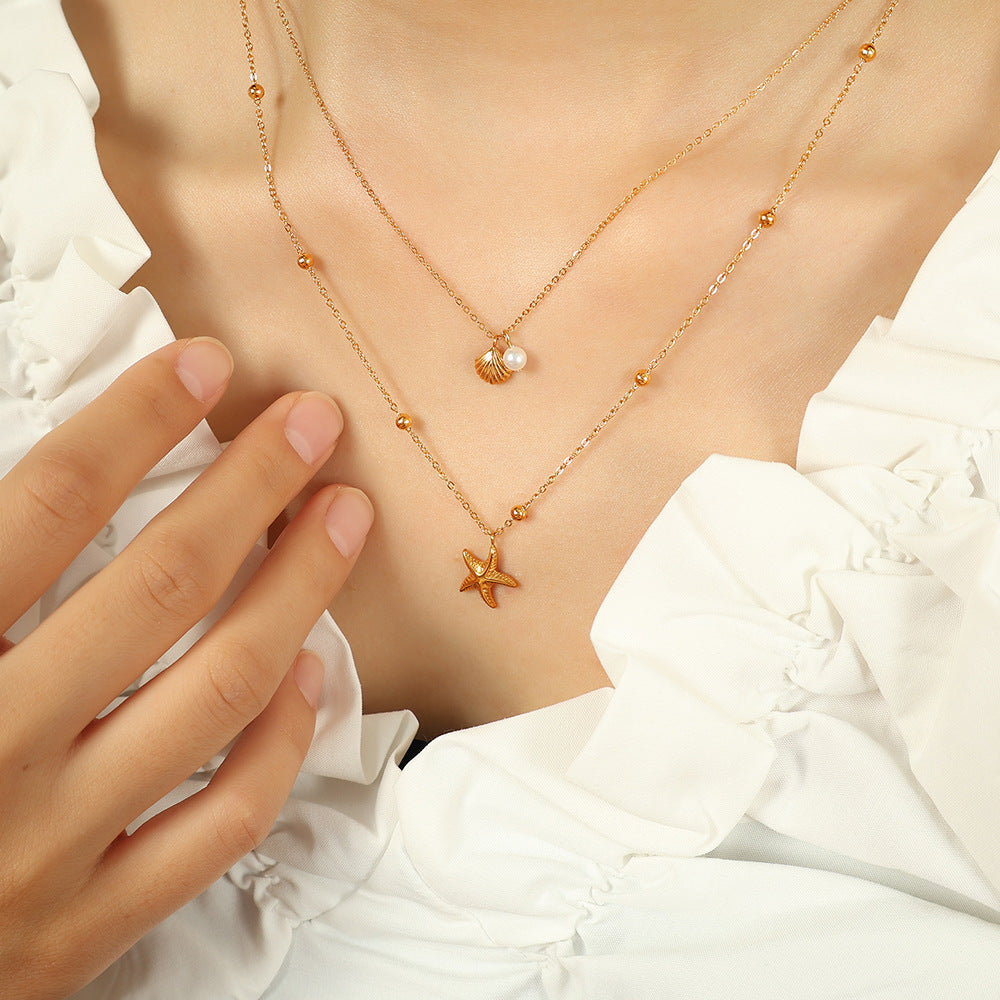 Collar Doble Marina Waterproof en Azzia joyería