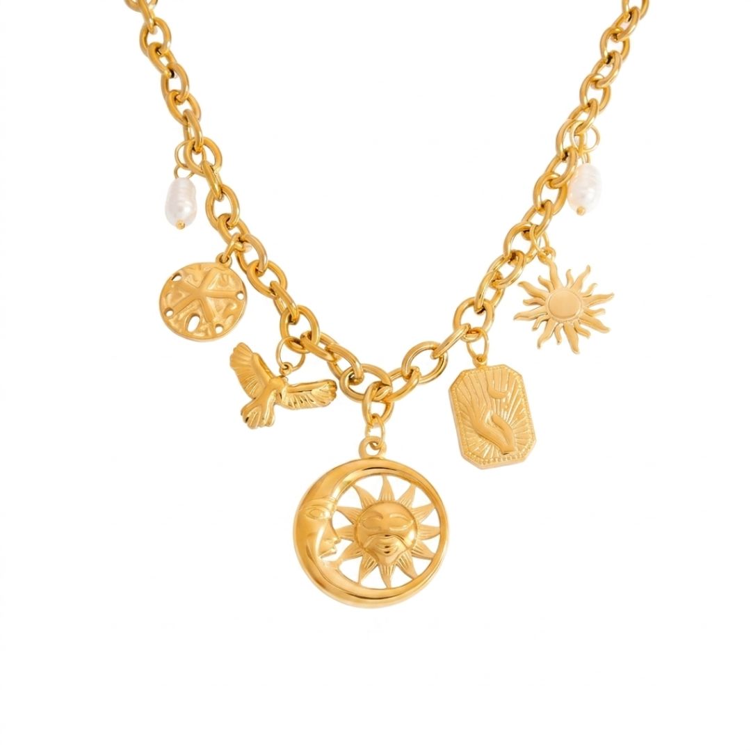 Collar Eclipse Charms Waterproof | Azzia Joyería