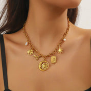 Collar Eclipse Charms Waterproof | Azzia Joyería