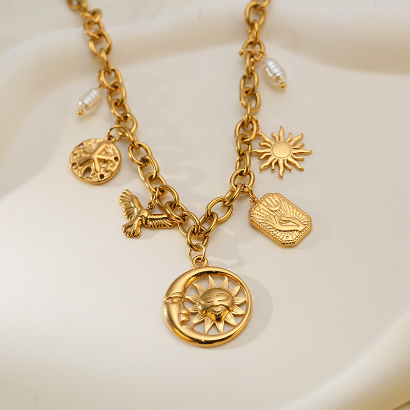 Collar Eclipse Charms Waterproof | Azzia Joyería