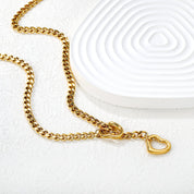 Collar Heartbeat Waterproof: Acero 316L Oro 18k | Azzia