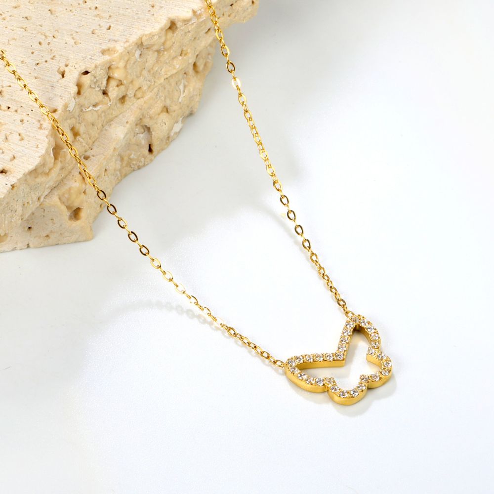 Collar Mariposa Dorada | Azzia Joyería