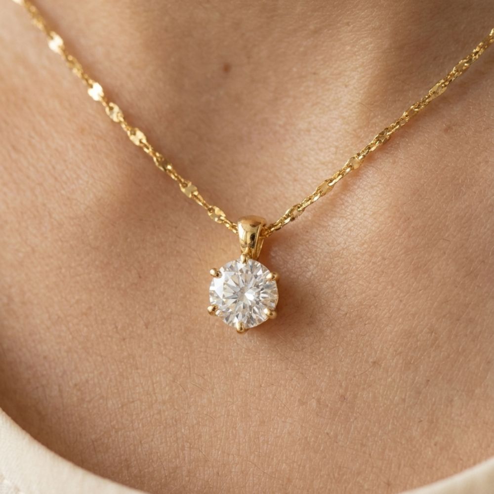 Collar Punto de Luz Waterproof: Acero 316L Oro 18k | Azzia