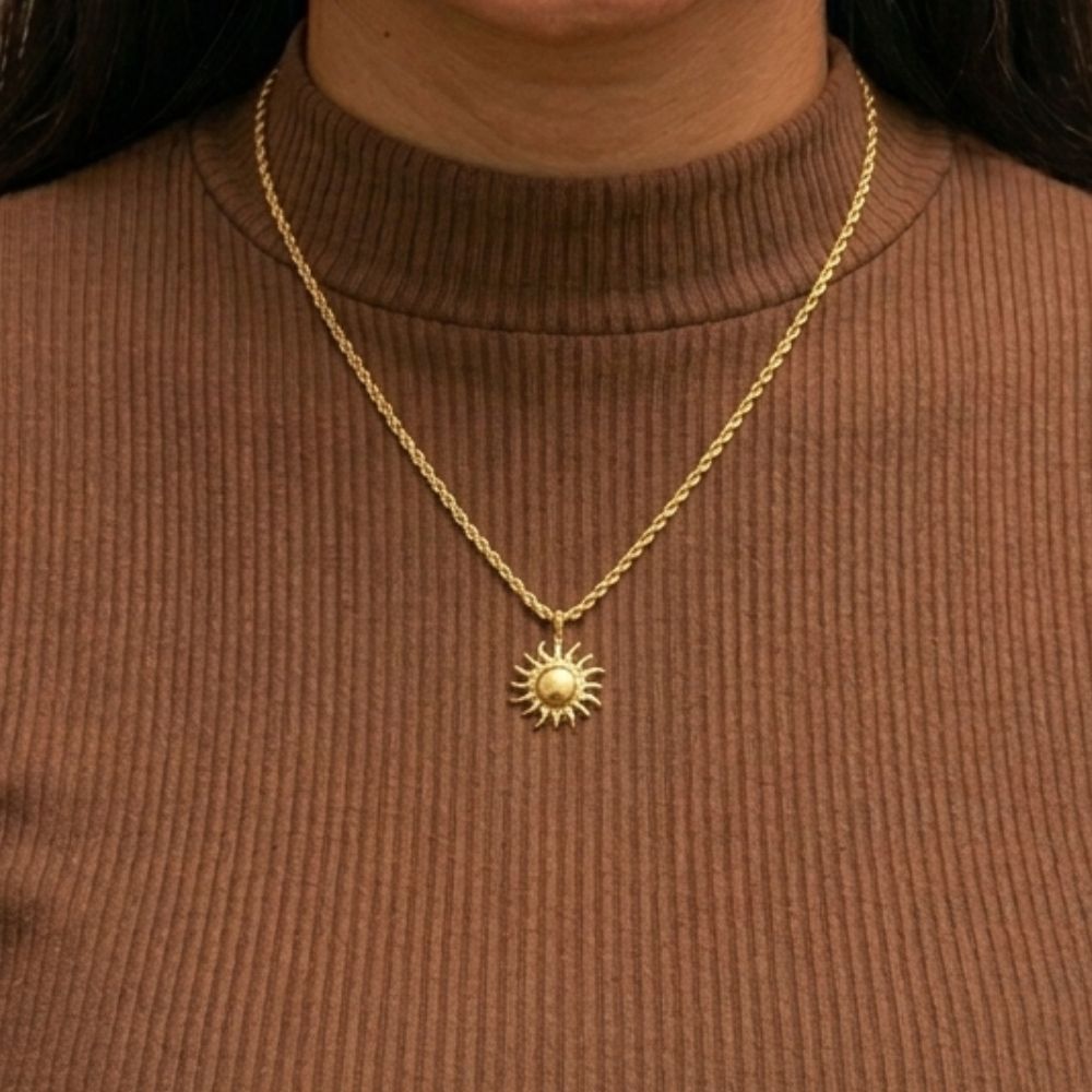 Collar Sol Mini Waterproof en Azzia joyería