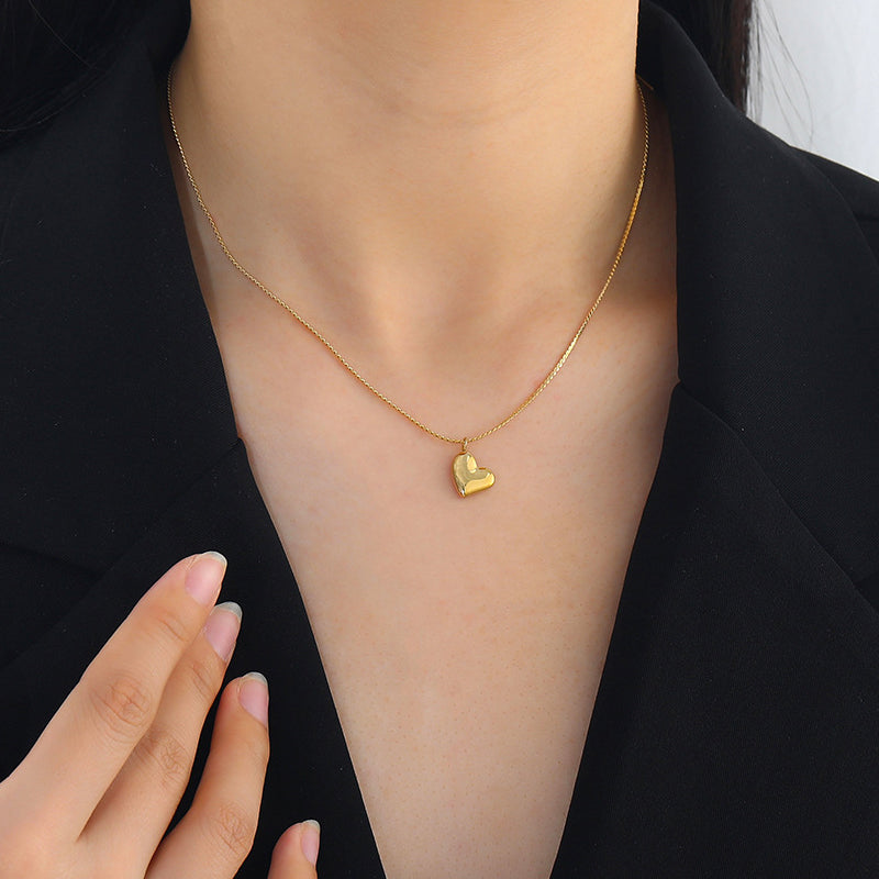 Collar Amor Puro Waterproof - Joya en acero inoxidable enchapado en oro 18k - Azzia joyería