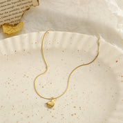 Collar Amor Puro Waterproof - Joya en acero inoxidable enchapado en oro 18k - Azzia joyería
