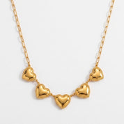 Collar Amore Lucia Waterproof: Acero 316L Oro 18k | Azzia