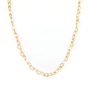 Collar Cadena Corazones Waterproof - Joya en acero inoxidable enchapado en oro 18k - D'Merys