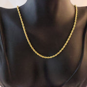 Collar Cordón Waterproof - Joya en acero inoxidable enchapado en oro 18k