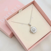 Collar Girasol Giratorio Antiestrés Plata 925 - Joya en plata 925 - D'Merys