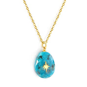 Collar Medalla Celestial Waterproof - Joya en acero inoxidable enchapado en oro 18k - D'Merys