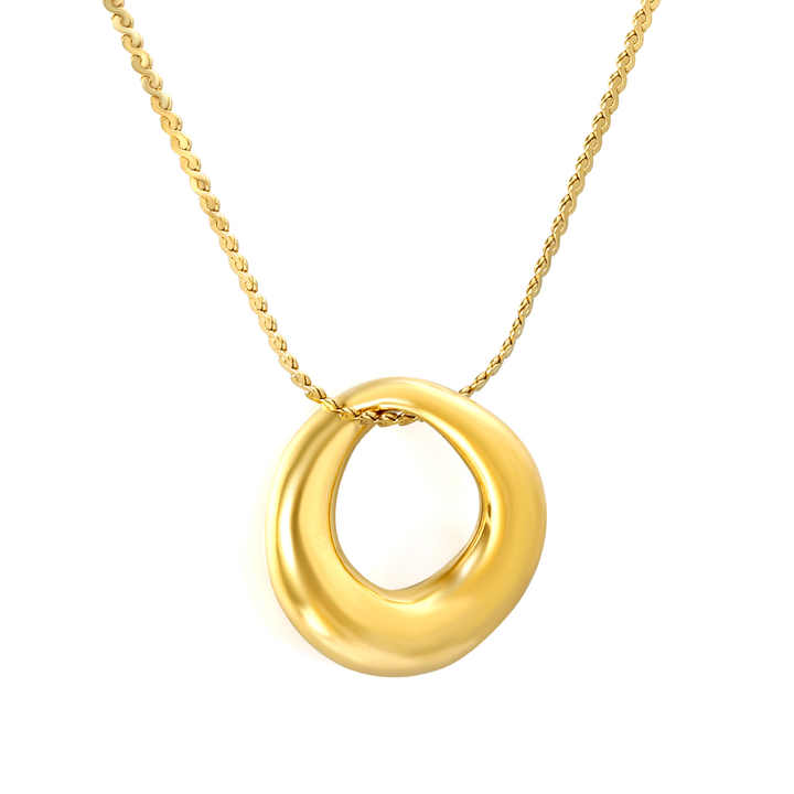 Collar Olinda Waterproof - Joya en acero inoxidable enchapado en oro 18k - D'Merys