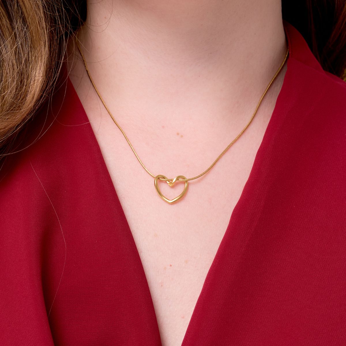 Collar Romantic Waterproof - Joya en acero inoxidable enchapado en oro 18k - D'Merys