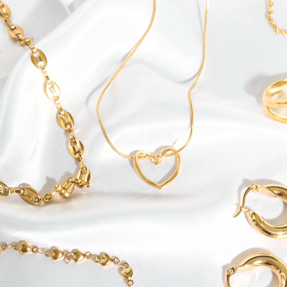 Collar Romantic Waterproof - Joya en acero inoxidable enchapado en oro 18k - D'Merys