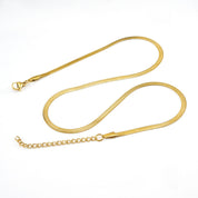 Collar Snake Lili Waterproof - Joya en acero inoxidable enchapado en oro 18k - Azzia