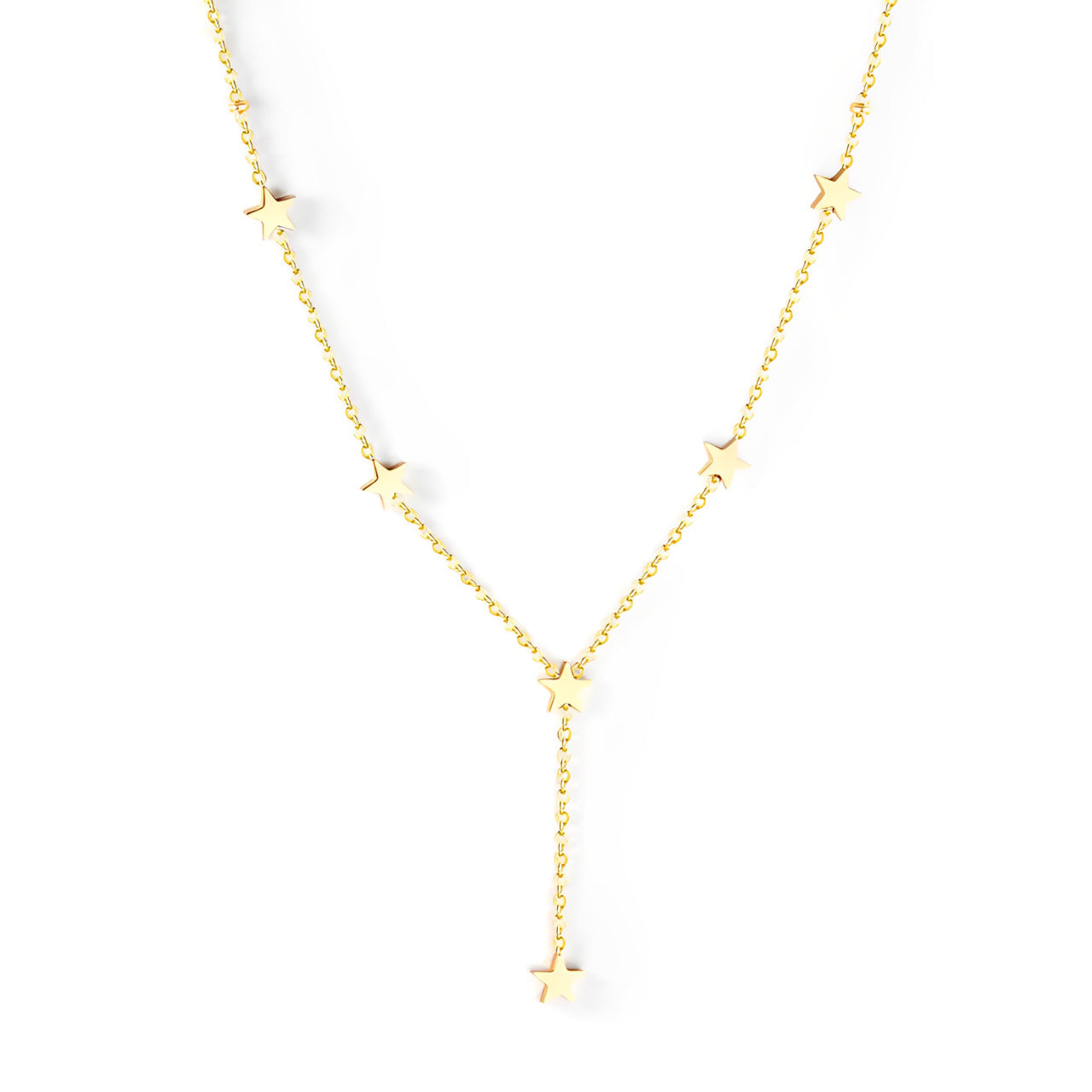 Collar Stars Waterproof - Joya en acero inoxidable enchapado en oro 18k - D'Merys