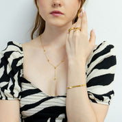 Collar Stars Waterproof - Joya en acero inoxidable enchapado en oro 18k - D'Merys