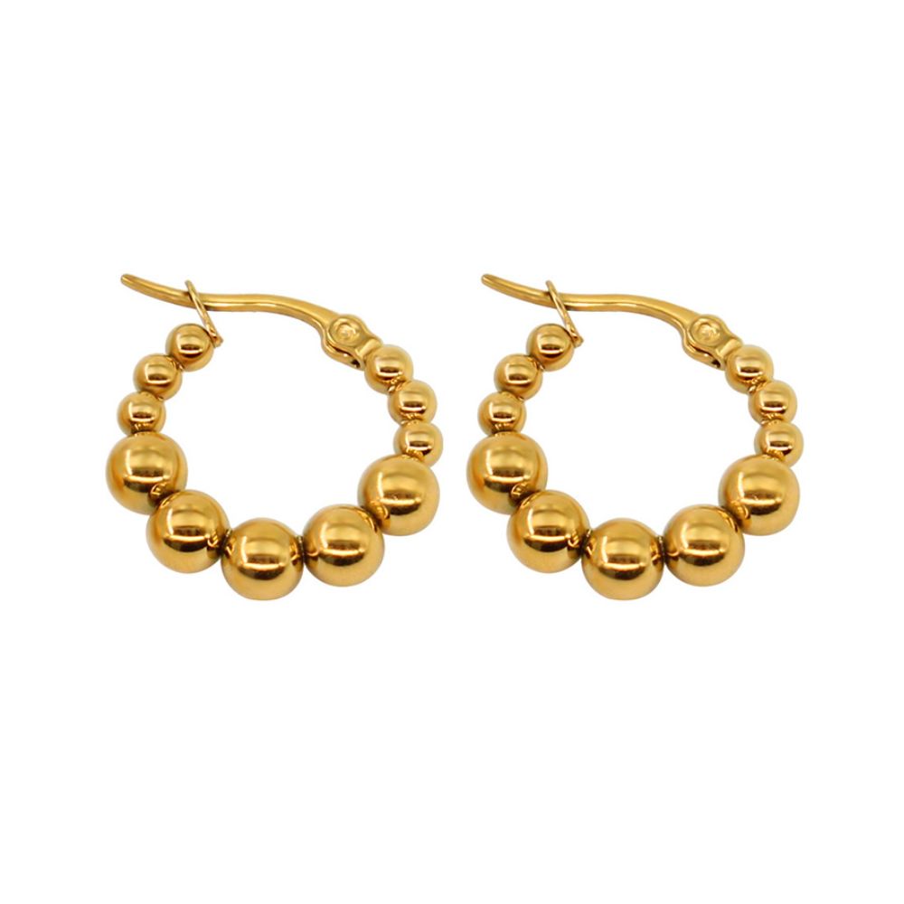 El Argollas Billas Doradas en oro 18k PVD es la definición de joyería de vanguardia, una pieza esencial en tu colección. ¡Adquiérelo ahora en Azzia!