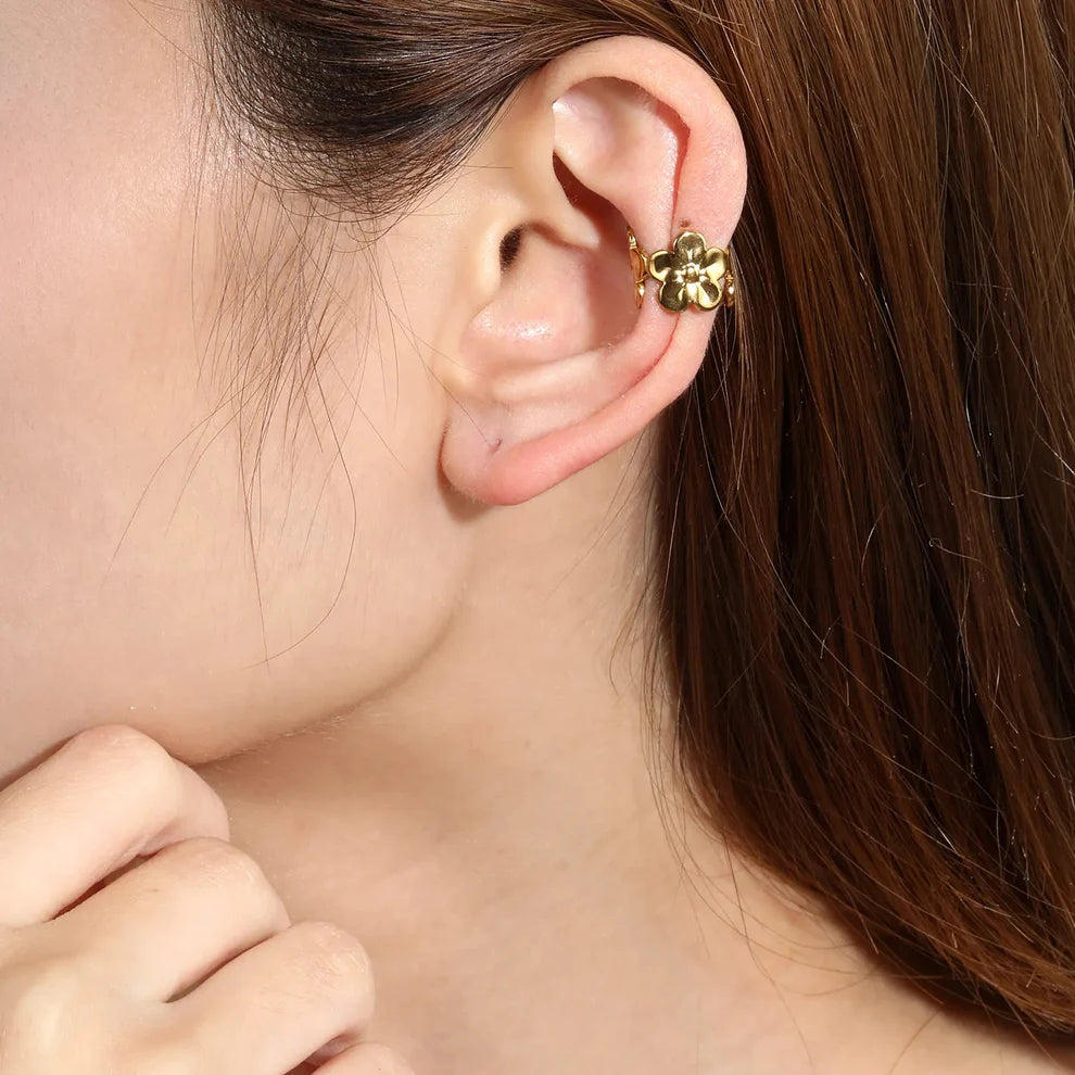 Earcuff Floral Alma Waterproof    - AZZIA JOYERIA