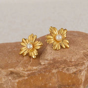 Aretes Flor Soleil Waterproof