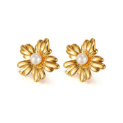Aretes Flor Soleil Waterproof