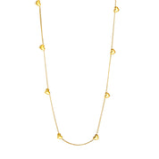 Gargantilla Karina Heart Waterproof - Joya en acero inoxidable enchapado en oro 18k - D'Merys