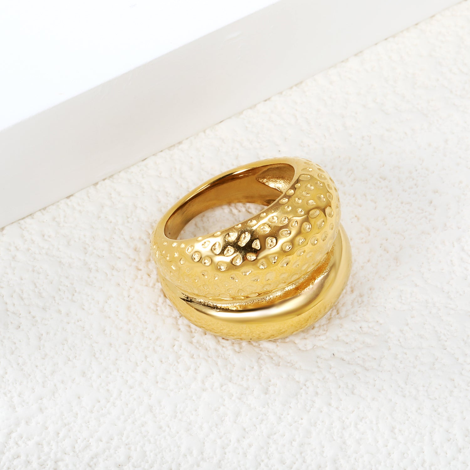Enchapado en Oro 18K, acero inoxidable - AZZIA JOYERIA 