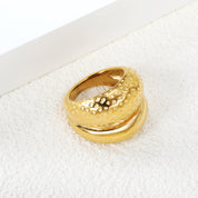 Enchapado en Oro 18K, acero inoxidable - AZZIA JOYERIA 