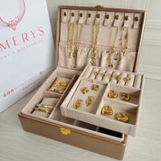 Joyero Bronce Maxi - Organizador de anillos, aretes y collares - D'Merys