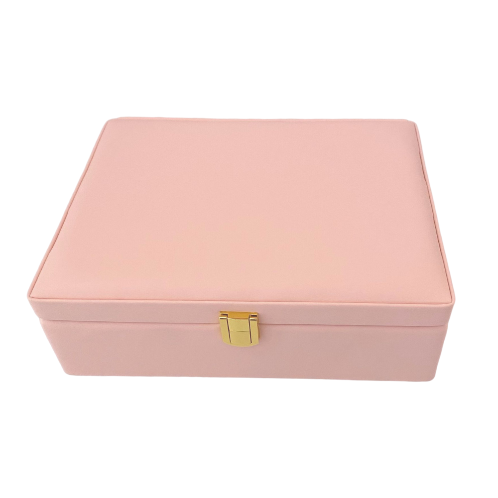 Joyero Rosa Maxi - Organizador de anillos, aretes y collares - D'Merys