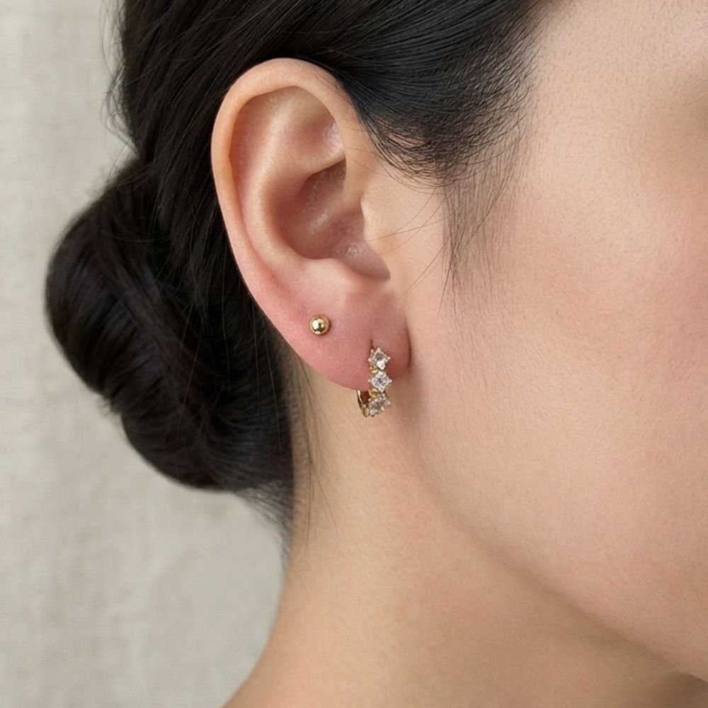Mini hoops elegantes Waterproof