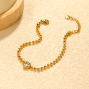 Pulsera Dije Corazón Waterproof