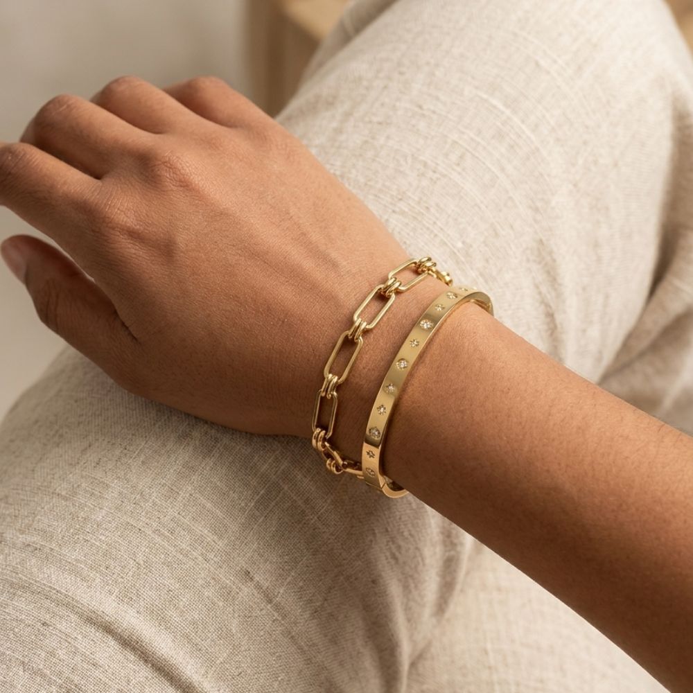 Pulsera elegante y delicada - AZZIA JOYERIA 