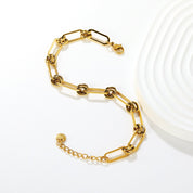 Pulsera color dorado - AZZIA JOYERIA
